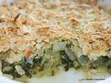 Crumble de courgettes et de blettes