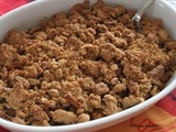 Crumble de mirabelles aux speculoos