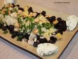 Salade betterave, pomme, noisettes et chèvre