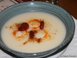 Velouté de chou-fleur aux Saint-Jacques et au chorizo