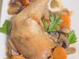 Poulet au cidre et aux champignons