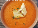 Velouté de tomates rôties à la feta