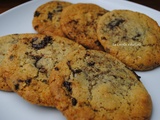 Cookies aux deux chocolats et pralin