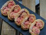 Palmiers aux pralines roses