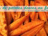 Frites de patates douces au four