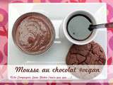 Mousse au chocolat #vegan