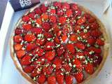 Tarte aux fraises sans gluten et sans lait