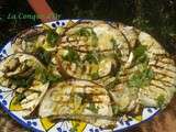 Balade à la campagne, le potager , des aubergines grillées et...un poulpe bouilli