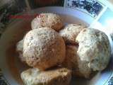 Biscuits moelleux au miel et aux pommes sans œufs sans beurre