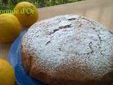 Gâteau moelleux au citron et au limoncello