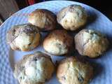 Muffins bicolores au mascarpone, Nutella et pépites de chocolat