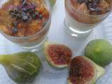 Panna cotta au coulis de figues