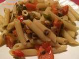 Penne champignons,poivrons,carottes