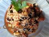 Risotto brun aux moules et courgettes-Les recettes de Enzo