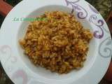 Riz aux lentilles et tomates