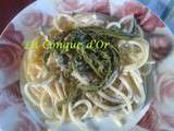 Spaghettis aux asperges sauvages