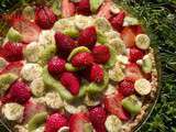 Tarte multi-fruits aux grains de pistaches