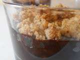 Crumble au chocolat & noisette