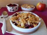 Crumble pommes & Framboises