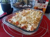 Gratin de crozets aux lardons & carottes