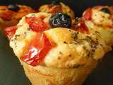 Muffins façon pizza