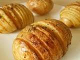 Pommes de terre rôties à la suédoise(Hasselback potatoes)