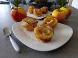 Roses feuilletées aux pommes