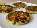 Röstis de courgettes