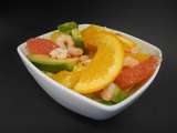 Salade aux crevettes, avocat & agrumes