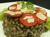 Salade de lentilles au chorizo