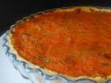 Tarte aux carottes & lardons