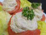 Tomates farcies aux maquereaux & Fromage frais