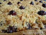 Tarte aux cerises façon crumble