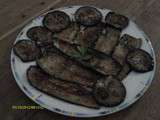 Aubergines grillées au parmesan et aux herbes