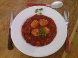 Boulettes de boeuf épicées aux haricots rouges