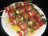 Brochettes de boeuf