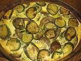 Clafoutis d'aubergines, et de courgettes