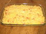 Gratin de coquillettes aux 4 fromages