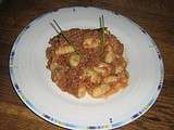 Gratin de gnocchi de pommes de terre au boeuf