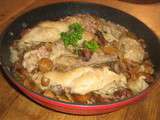 Lapin aux lardons et aux marrons