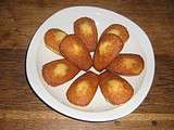 Madeleines au miel, saveur fleur d'oranger