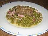 Paupiettes de veau aux petits pois