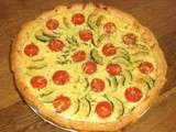 Quiche aux courgettes et aux tomates cerise