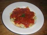 Raviolis arrabbiata