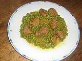 Tajine de veau aux petits pois