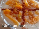 Mhalbi au citron