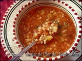 Soupe de plomb aux lentilles, Berkoukess