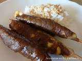 Brochettes de boeuf au fromage