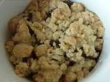 Crumble poires-chocolat