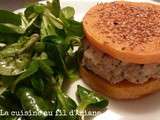 Pumpkin burger au poulet